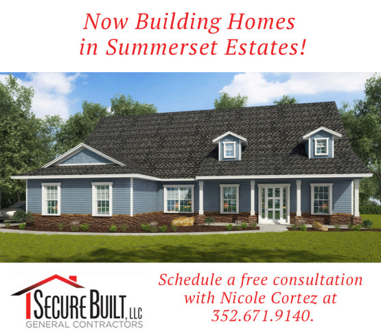 Now building in Summerset Estates! Come see us!