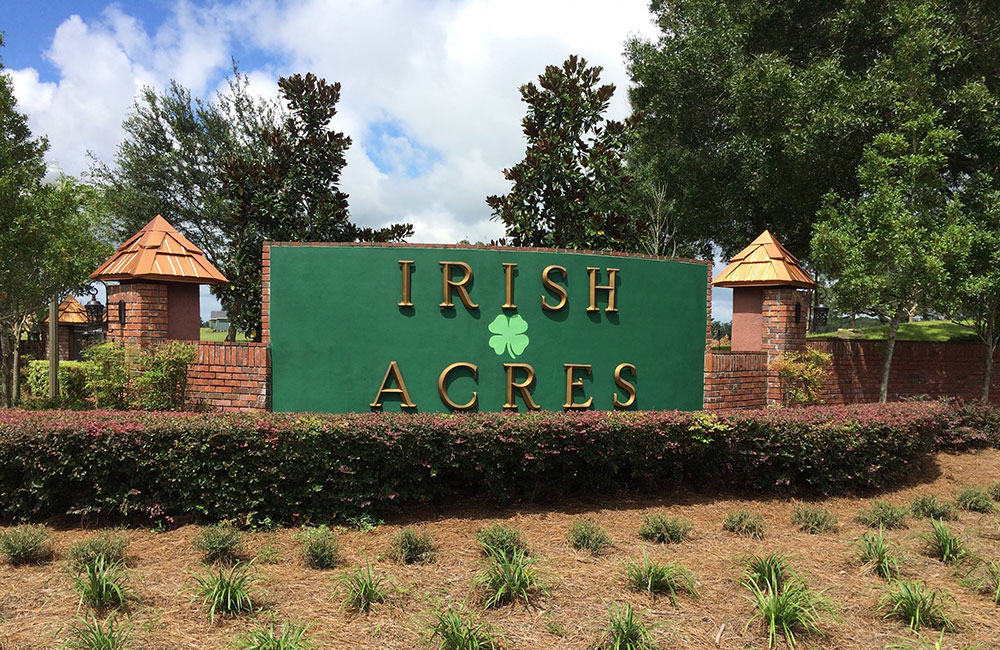 Irish Acres Front Entrance