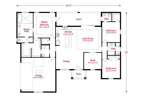 Sunrise Farmhouse Floorplan