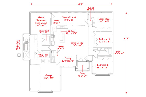 The Oaklen Floorplan